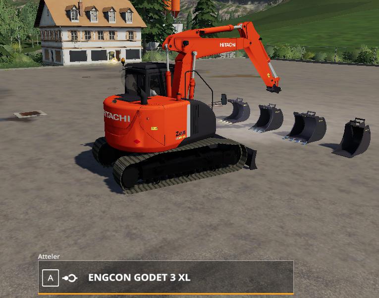 Excavatrice Hitachi V1 5 Fs19 Mod Fs19 Net 6992