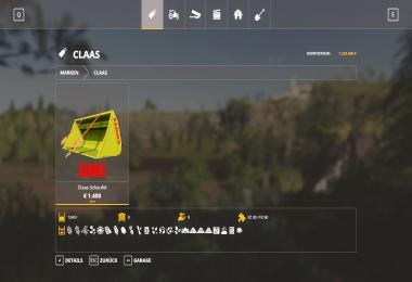 Claas Bucket v1.0.0.0