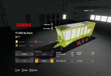 Claas skinned TX560D Bulk Trailer by Stevie