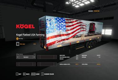 USA FARMING KOGEL AUTOLOADER TRAILER v1.0