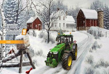 FS19 WINTER FARM MENU BACKGROUND v1.0