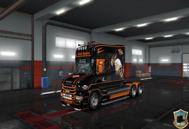 Harley Davidson skins for Scania RS, T Longline v2.0