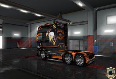 Harley Davidson skins for Scania RS, T Longline v2.0