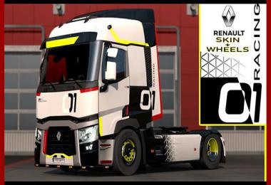 Renault 01 Racing Pitstop skin + rims v1.0 1.36.x