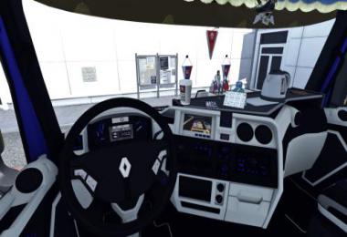 Renault T Black White Interior v1.0