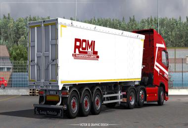 ROML Cargo Volvo FH4 and Bodex KIS 3 Skinpack v1.0