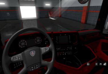 SCANIA NEXT GEN RED BLACK INTERIOR V8 v1.0