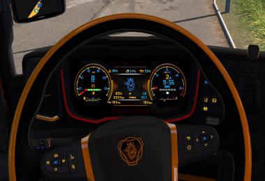 Scania Next Gen R&S Black - Yellow interior 1.35