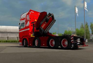 Scania RJL Crane Addon 8x4 Chassi v2.0