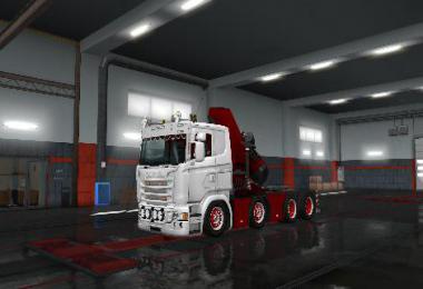 Scania RJL Crane Addon 8x4 Chassi v2.0