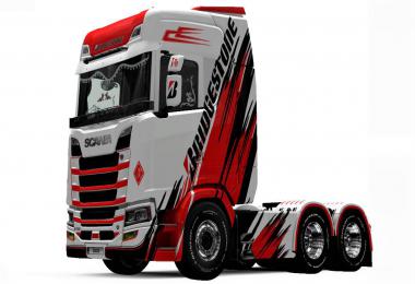 Scania S BRIDGESTONE skin v1.0