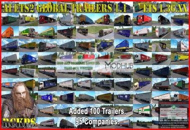 AI ETS2 Global Trailers Rckps v1.1 For 1.36.x