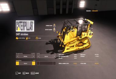 Cat D8T dozer strobes v1.0