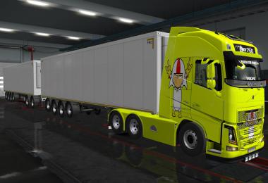 Skin Volvo Fh16 2012 By Pendragon Kick Buttowski 1.36