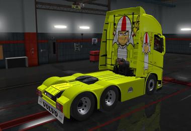 Skin Volvo Fh16 2012 By Pendragon Kick Buttowski 1.36