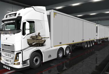 Skin Volvo Fh16 2012 By Pendragon Tank M1 Abrams 1.36