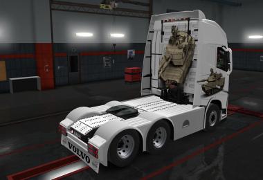 Skin Volvo Fh16 2012 By Pendragon Tank M1 Abrams 1.36