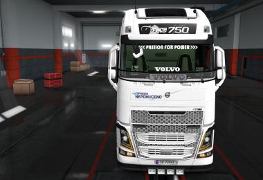 Skin Volvo Fh16 2012 Expresso Nepomuceno 1.35