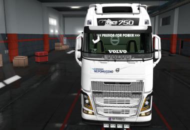 SKIN VOLVO FH16 2012 EXPRESSO NEPOMUCENO 1.36