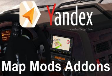 Yandex Navigator Normal & Night Map Mods Addons v2.1