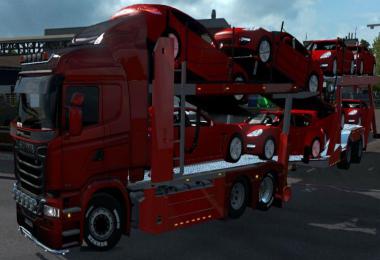 Carcarrier Autotransporter Truck And Trailer 1.36