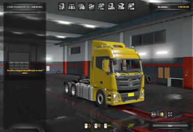 Chinese Truck Foton Auman GTL-SP + Interior v2.0 1.36.x