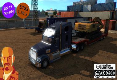 FREIGHTLINER CORONADO ETS2 DX11 1.36.x