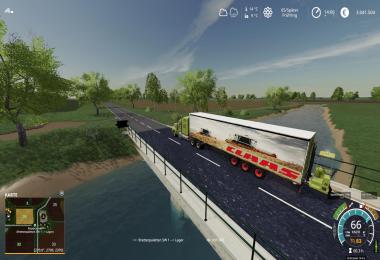 Fruehauf Planenauflieger mit Stapler v4.1.0