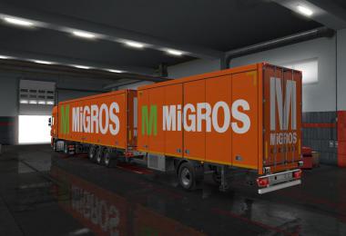 Migros Skin Pack - DAF & Trailer v1.0