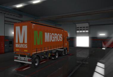 Migros Skin Pack - DAF & Trailer v1.0