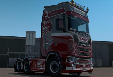 Scania NG S Super Silver Star skin v1.0