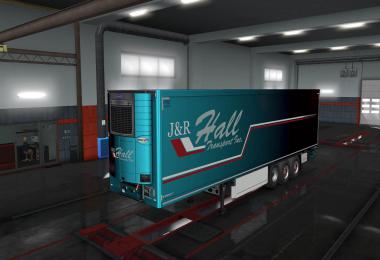 SCANIA S + KRONE TRAILER J&R Hall skin v1.0