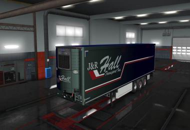 SCANIA S + KRONE TRAILER J&R Hall skin v1.0