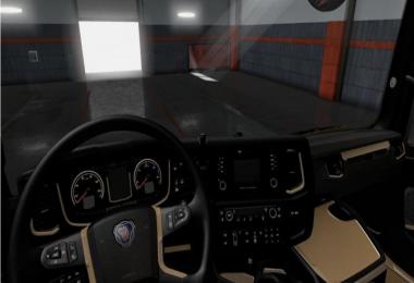 Scania S & R 2016 Black - Brown Interior 1.36.x