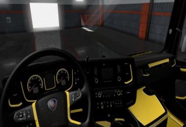 Scania S & R 2016 Gold - Black Interior 1.36.x