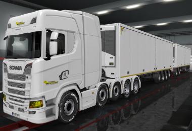 Skin Scania S Next Gen 8x4 Pra Frente Brasil Transportadora 1.36