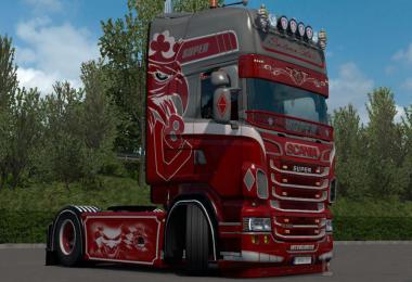 Super Silver Star Skin for Scania RJL v1.0