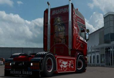 Super Silver Star Skin for Scania RJL v1.0