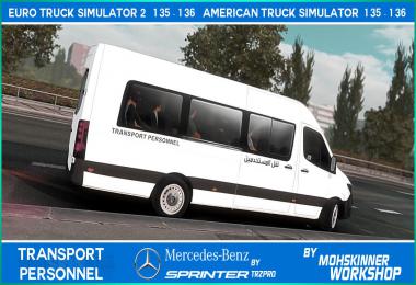 MohSkinner - Mercedes Sprinter - Transport Personnel Maroc 1.36