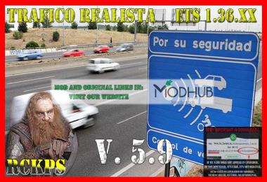 Realistic Traffic v5.9 by Rockeropasiempre for 1.36.x