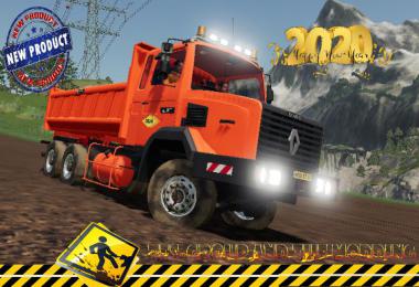 RENAULT C280 6x4 Benne COLAS v1.5