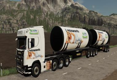 Scania And Biogas trailer Roadtrain v1.0