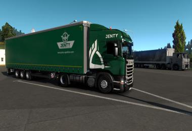 Scania R Highline Jenty Green Combo Skin v1.0