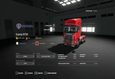 Scania R730 Semi 3 axle by Ap0lLo v1.0.0.1