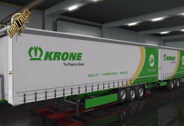 SCANIA S 2016 + trailer KRONE The Power Of Green Skin v1.0