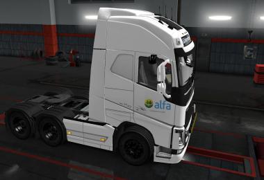 SKIN VOLVO FH16 2012 COOPERALFA 1.36