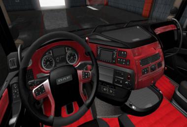 DAF E6 Red Wood Interior 1.36.x