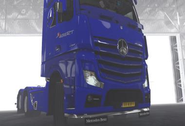 HF skinner mb actros mp4 huber skins 1.36