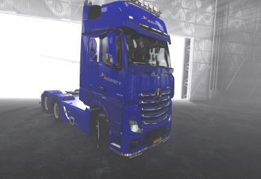 HF skinner mb actros mp4 huber skins 1.36