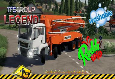 MAN CONCRETE PUMP TRUCK v1.5